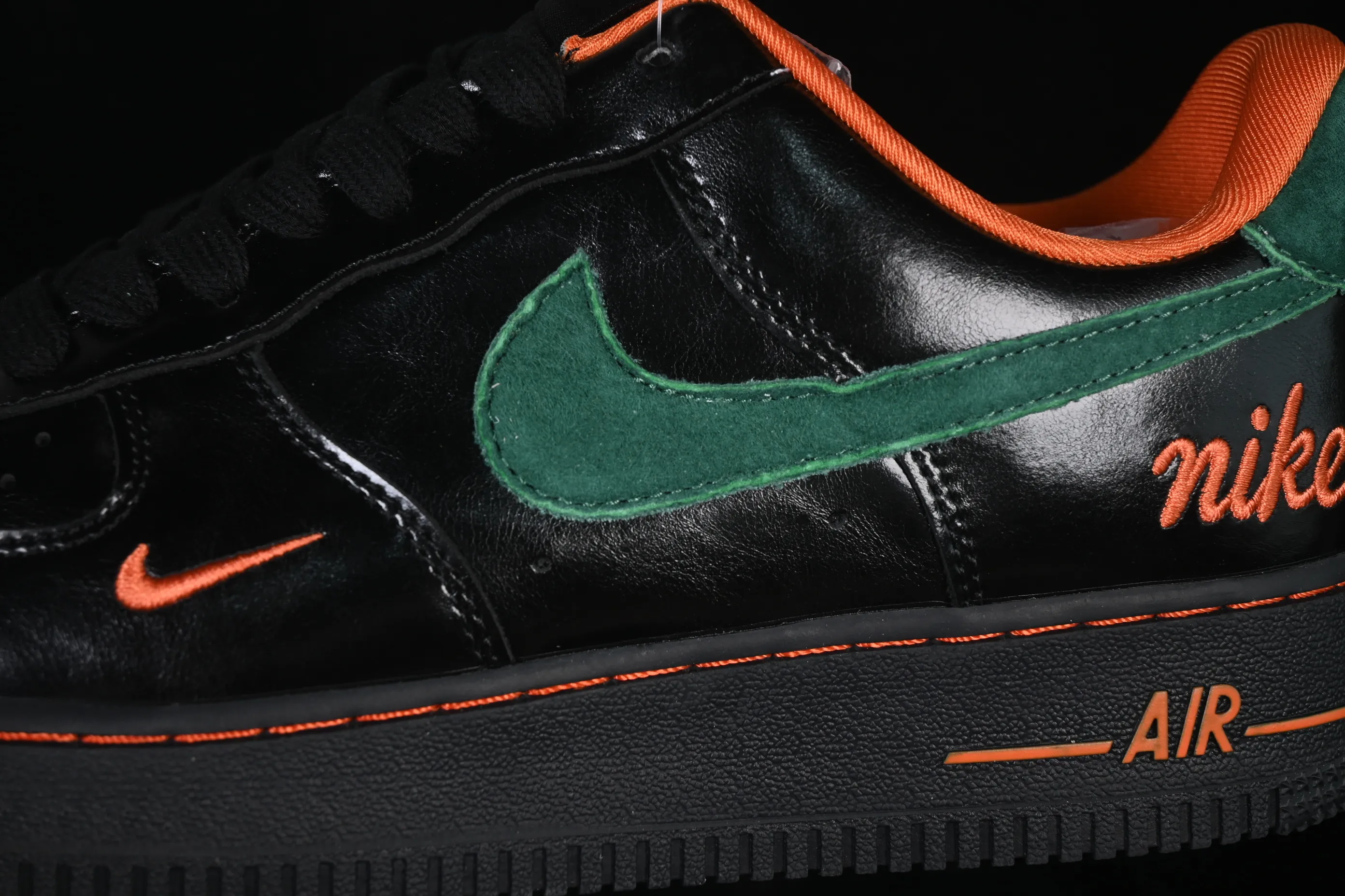 All Categories Nk Air Force 1 Air Force Series Nk Air Force 1 Low Air Force Low Nike Air Force 1'07 Low Black Green Orange Shadow Air Force One Low Casual Shoes FV3694-106